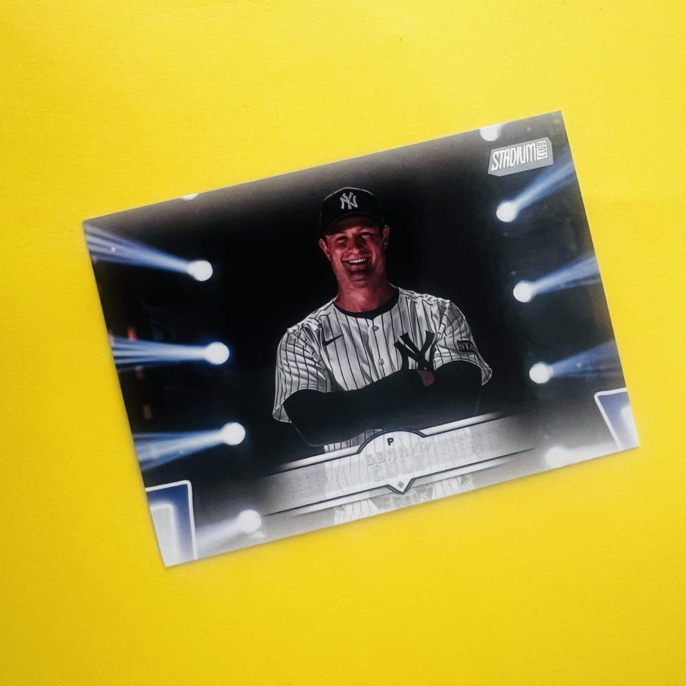 2025 Topps‎ Stadium Club Gerrit Cole #140 New York Yankees Base - Picture 2 of 3